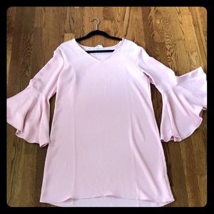 pink tunic dress